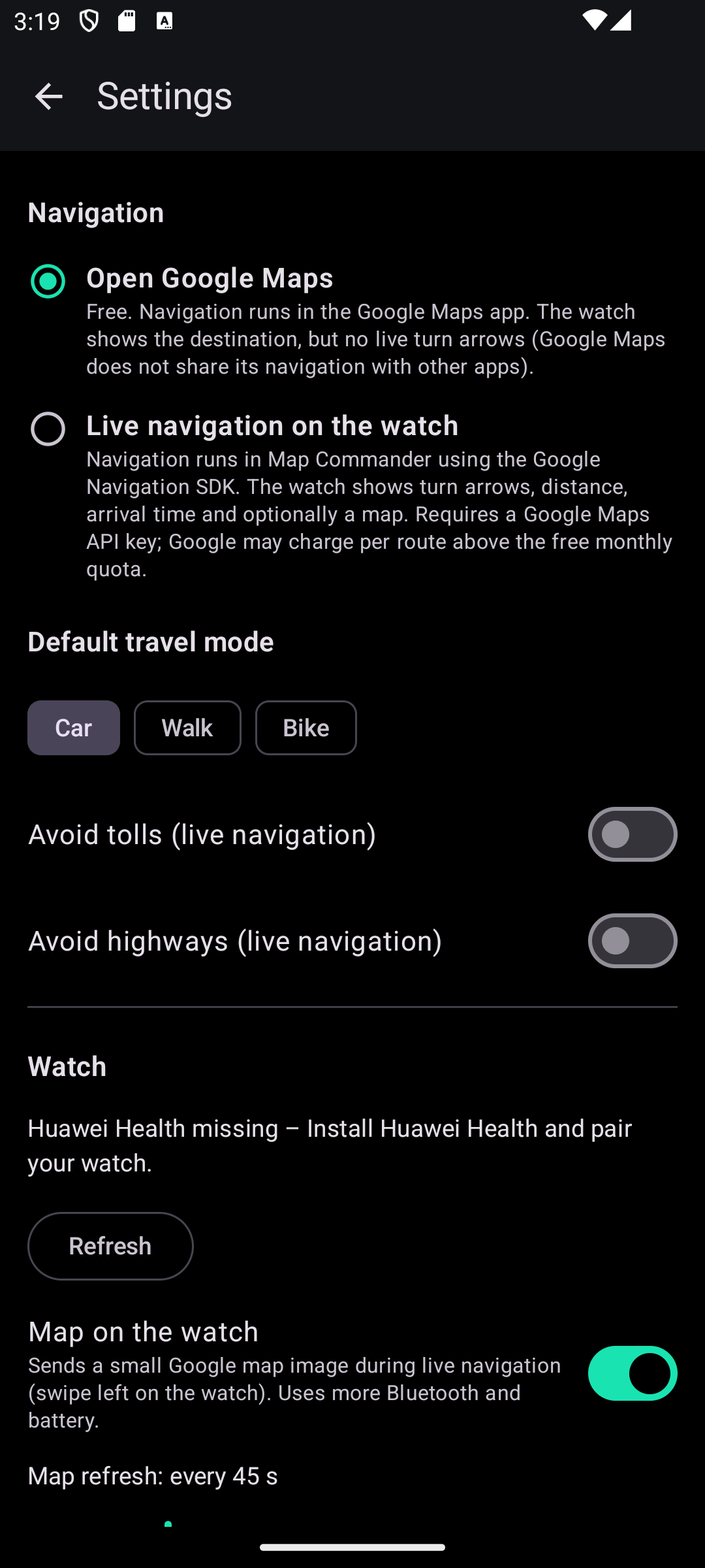 Map Commander – Watch Navigation